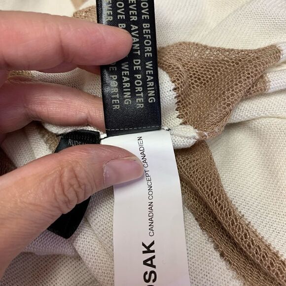 Rudsak Asymmetrical Knit Striped Dress XS/S - Picture 11 of 11